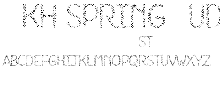 HKH Spring Buds  font